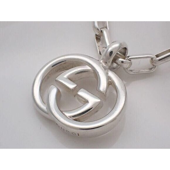 Gucci G Logos Link Chain Necklace 20' #139036G24B - Picture 3 of 9